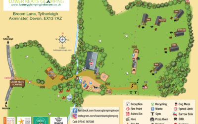 Lower Keats Glampsite Map
